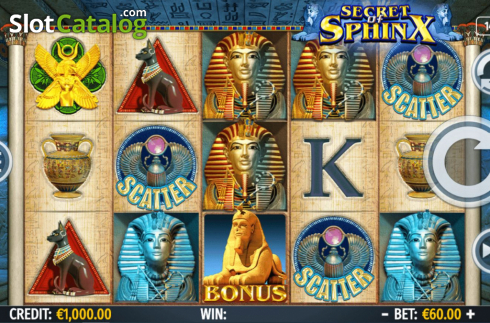 Скрин2. Secret of Sphinx слот