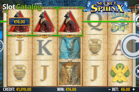 Скрин3. Secret of Sphinx слот