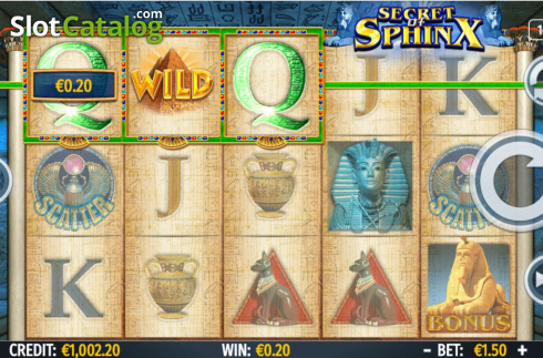 Скрин5. Secret of Sphinx слот