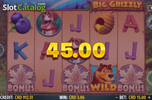 Скрин3. Big Grizzly слот