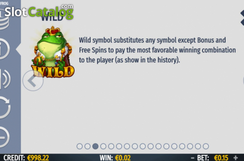 Скрин8. Magic Frog слот