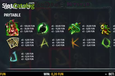 Скрин5. Voodoo Mystic слот