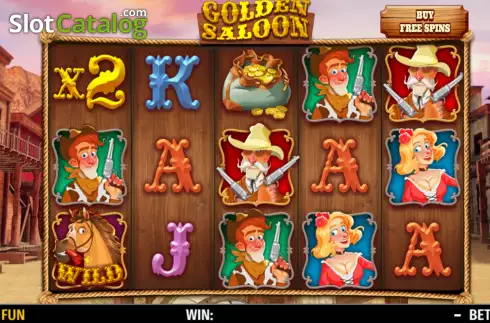 Скрин2. Golden Saloon слот