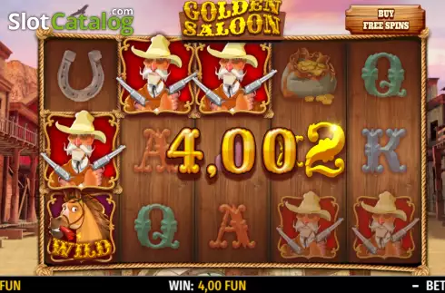 Скрин3. Golden Saloon слот