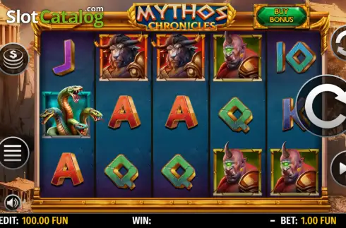 Скрин2. Mythos Chronicles слот
