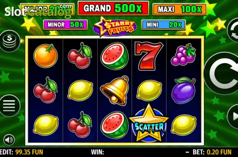 Скрин2. Starry Fruits слот