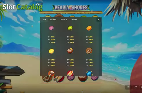 Скрин5. Pearly Shores слот