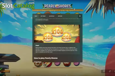Скрин9. Pearly Shores слот
