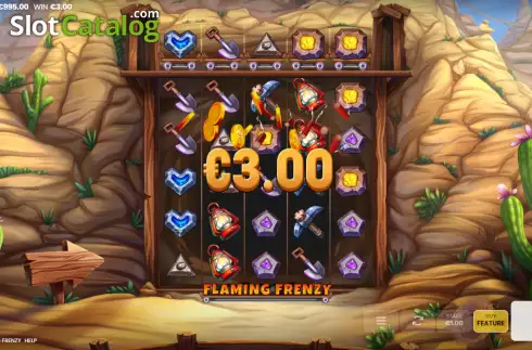 Скрин3. Flaming Frenzy слот