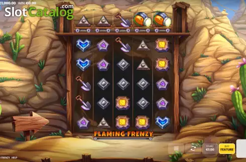 Скрин2. Flaming Frenzy слот