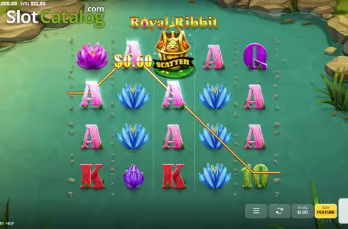 Скрин3. Royal Ribbit слот