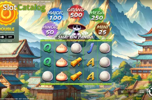 Скрин2. Shaolin Panda: Hold & Win слот