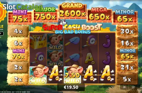 Скрин3. Super Cash Boost: Big Bad Bonus слот