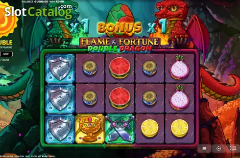 Скрин2. Flame & Fortune Double Dragon слот