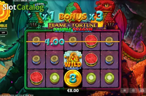 Скрин3. Flame & Fortune Double Dragon слот