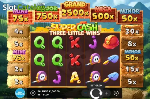 Скрин2. Super Cash: Three Little Wins слот