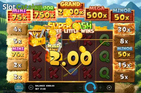 Скрин3. Super Cash: Three Little Wins слот