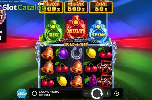 Скрин2. 3 Rail Express Hold & Win слот