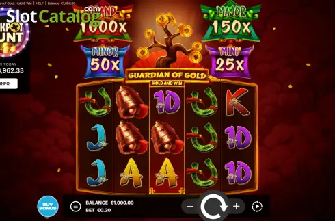 Скрин2. Guardian of Gold: Hold & Win слот