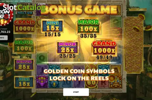 Скрин3. Carved in Gold: Hold & Win слот