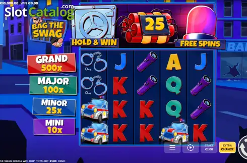 Скрин2. Bag the Swag: Hold & Win слот