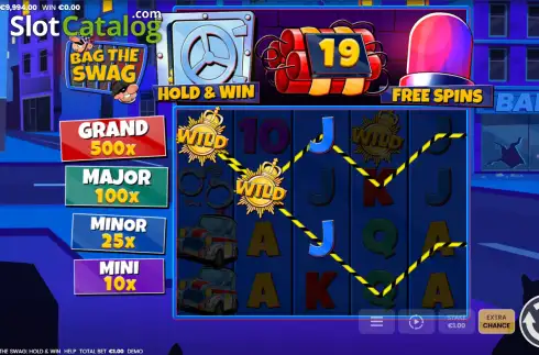 Скрин3. Bag the Swag: Hold & Win слот