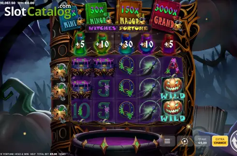 Скрин2. Witches' Fortune: Hold & Win слот