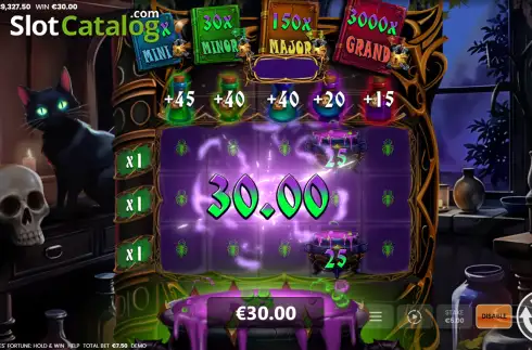 Скрин3. Witches' Fortune: Hold & Win слот