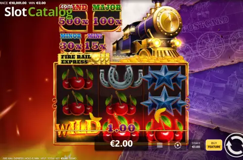 Скрин3. Fire Rail Express: Hold & Win слот