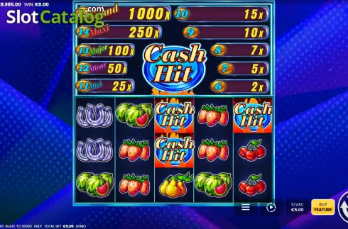 Скрин2. Cash Hit: Blaze to 1000x слот