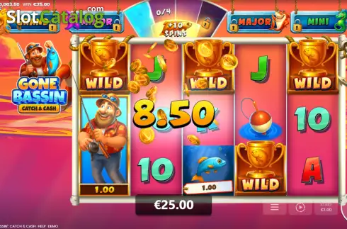 Скрин3. Gone Bassin: Catch & Cash слот