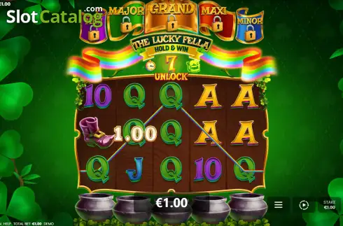Скрин3. The Lucky Fella: Hold & Win слот