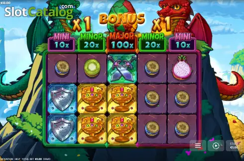 Скрин2. Flame & Fortune: Jackpot Mountain слот