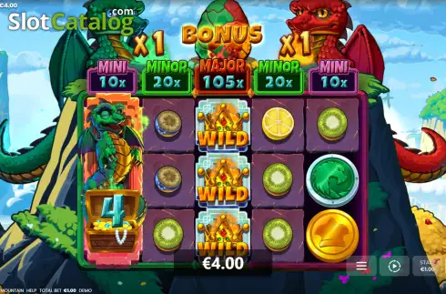 Скрин3. Flame & Fortune: Jackpot Mountain слот