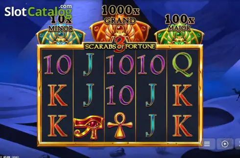 Скрин2. 3 Scarabs of Fortune слот