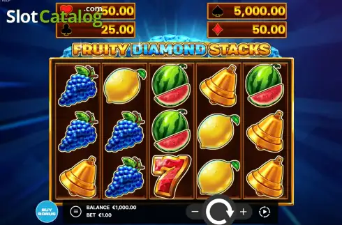 Скрин2. Fruity Diamond Stacks слот