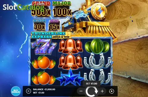 Скрин2. Thunderline Express слот