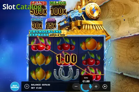 Скрин3. Thunderline Express слот