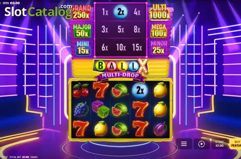 Скрин2. Ball X Multi-Drop слот