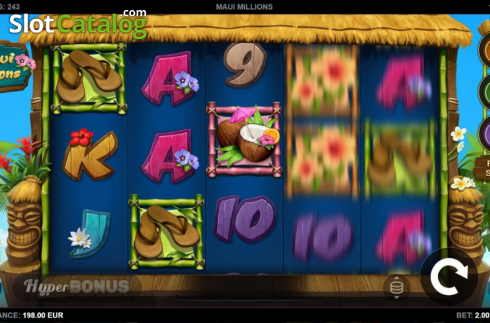 Скрин3. Maui Millions слот
