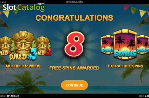 Скрин6. Maui Millions слот
