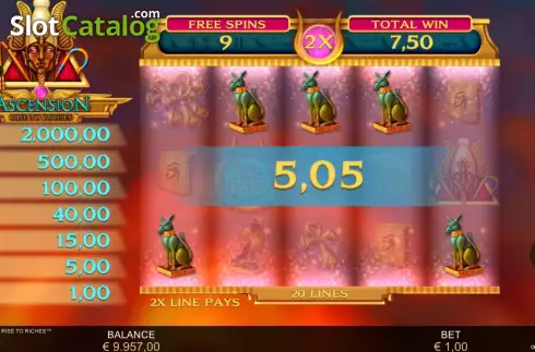 Скрин8. Ascension Rise to Riches слот
