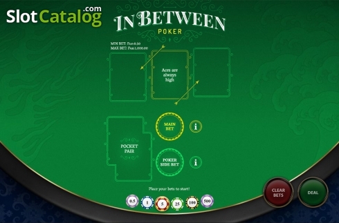 Скрин2. In Between Poker слот