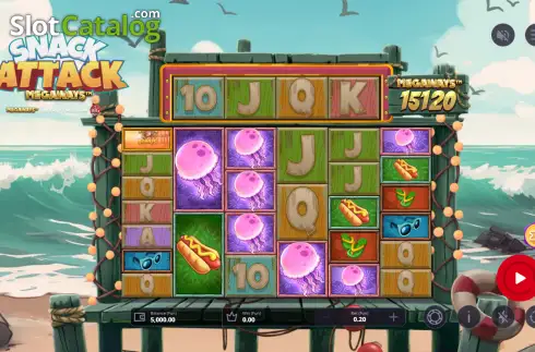 Скрин2. Snack Attack Megaways слот