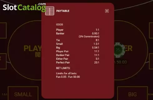 Скрин4. Satoshi Baccarat Super Squeeze слот