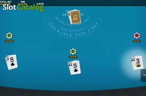 Скрин3. Satoshi Classic Blackjack слот