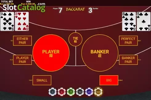 Скрин3. Bitcoin Baccarat (OneTouch) слот