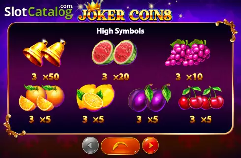 Скрин9. Joker Coins (Onlyplay) слот