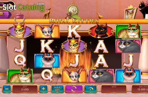 Скрин2. Royal Kitties слот