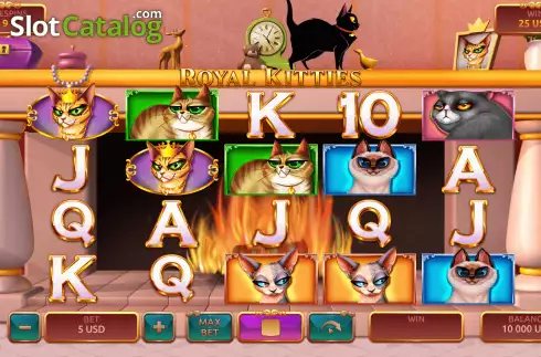 Скрин4. Royal Kitties слот